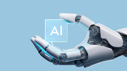 Futuristic Design of an Advanced Robotic Arm with AI Technology