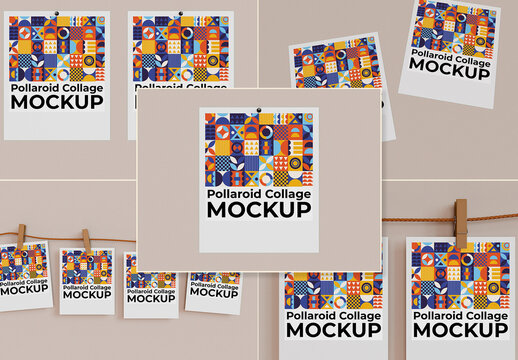 Polaroid Photo Mockup