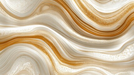 Obraz premium Abstract Gold and White Marble Texture