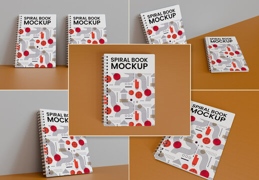 Spiral Book Mockup