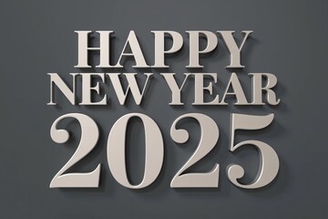Fototapeta premium Happy New Year 2025 Background