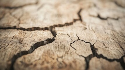 Obraz premium cracked wood texture for background and design