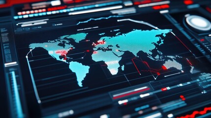 Interactive financial dashboard with global growth predictions