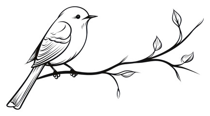 PNG Bird outline sketch drawing animal white.