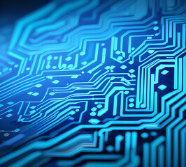 Blue tech lines universal background simple science and technology business line technology background.background vortex and use it as your wallpaper, posters and banners.Generative AI	