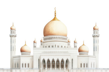 Obraz premium PNG Mosque architecture building dome.