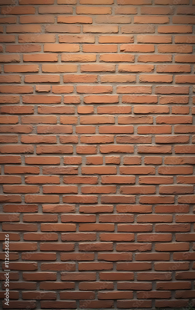 Poster a brown brick wall provides a warm and natural textured background for various design projects and a