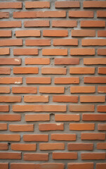Obraz premium A brown brick wall provides a warm and natural textured background for various design projects and applications._00002_