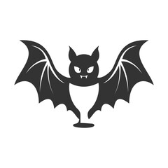 bat with glass, logo design inspiration