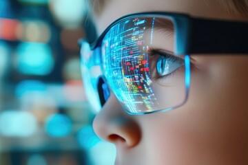 Augmented Reality Overlays Financial Data for Investor