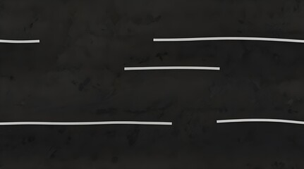 Winding asphalt road isolated on transparent.generative.ai 