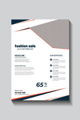 fashion sale social media post and web banner template