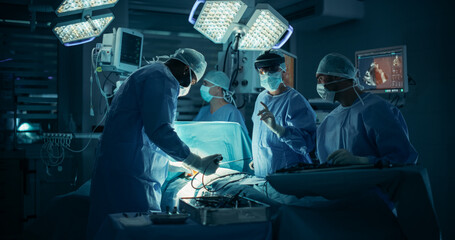 Lead Surgeon Navigating Complex Steps in Real-Time with the Help of an Augmented Reality Glasses....