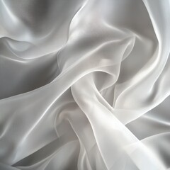 Obraz premium soft white fabric texture for elegant backgrounds