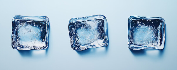Obraz premium ice cube isolated on white background clipping path