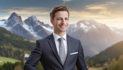 Professional Businessman in Suit: Isolated Image on Transparent Background for Business and Corporate Use - Ideal for Marketing, Presentations, and Professional Portfolios