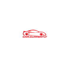 Car currently vector logo design