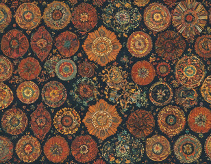 seamless pattern with flowers