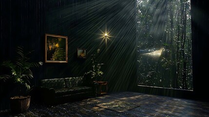  Forest Sanctuary,Secret Garden Retreat,Modern Forest Pavilion