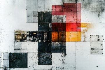 Abstract Geometric Texture Grunge Industrial Design