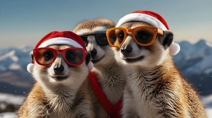 Merry Christmas concept holiday vacation.generative.ai 