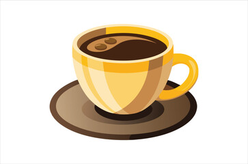 cup of coffee vector,  icon vector illustration, cup of coffee silhouette of a cup of coffee  isolated on a white background, eps, png, svg,  vector,