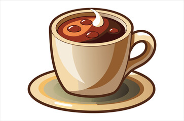 cup of coffee vector,  icon vector illustration, cup of coffee silhouette of a cup of coffee  isolated on a white background, eps, png, svg,  vector,