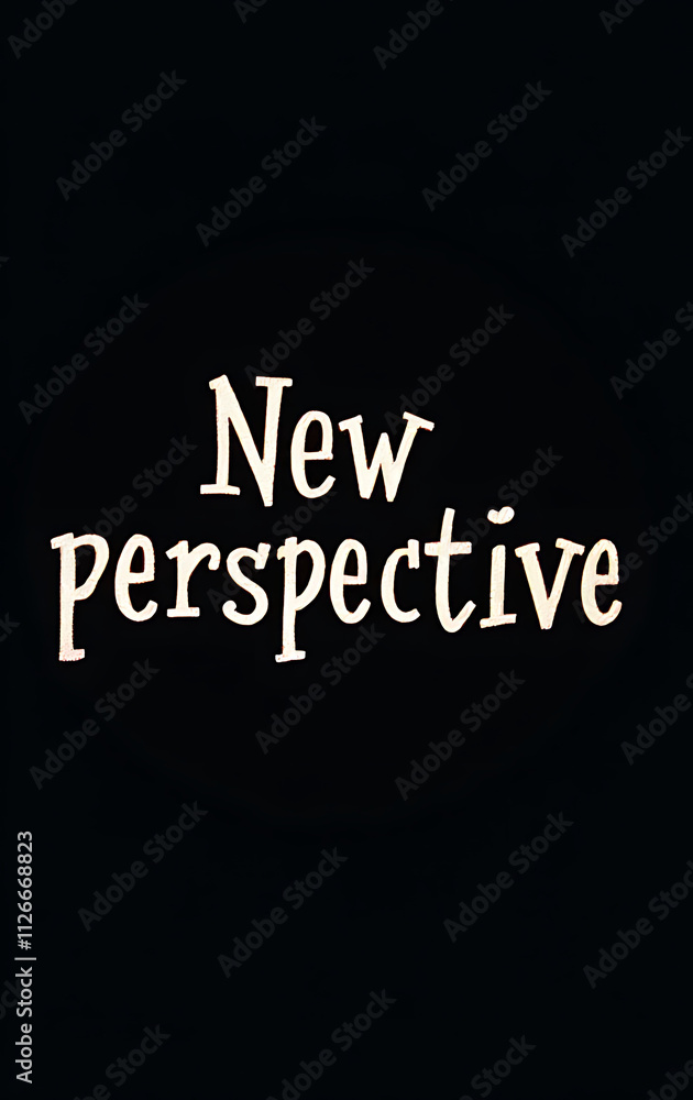 Poster Text with a new perspective achieves different results when placed against a dark rather than light colored background always._00002_