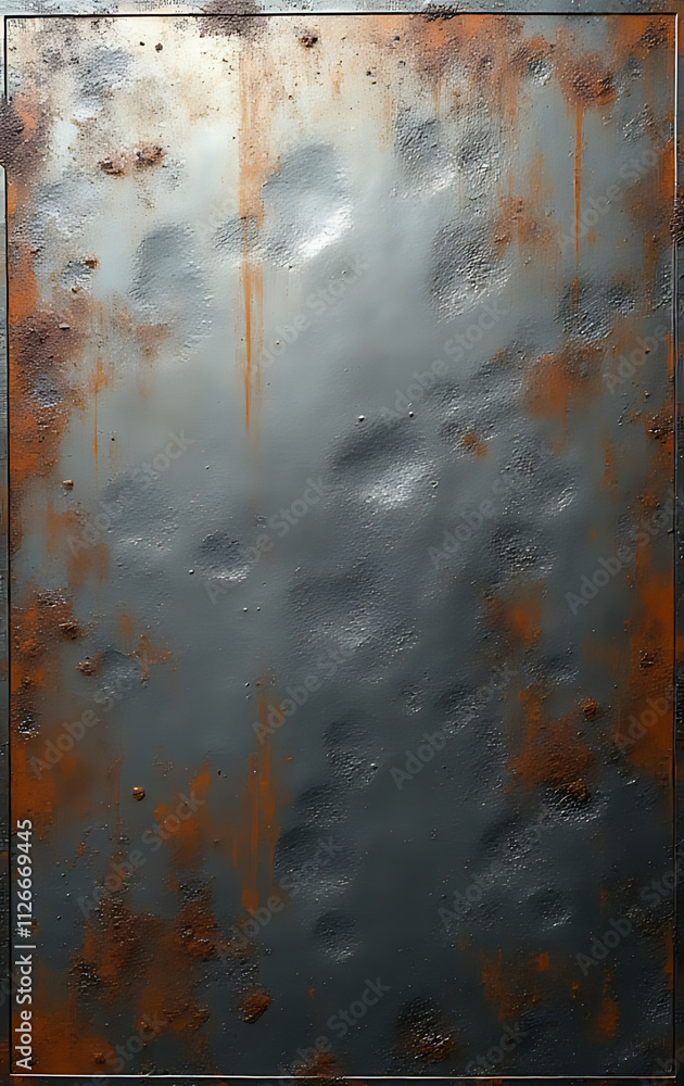 Poster The surface features a unique metal pattern that creates a distinctive textured background for various artistic designs._00002_