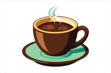 cup of coffee vector,  icon vector illustration, cup of coffee silhouette of a cup of coffee  isolated on a white background, eps, png, svg,  vector,