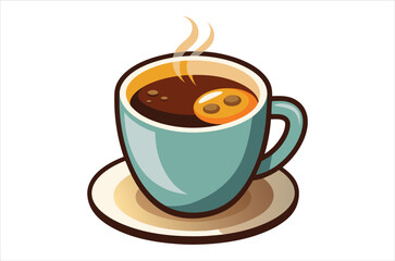 cup of coffee vector,  icon vector illustration, cup of coffee silhouette of a cup of coffee  isolated on a white background, eps, png, svg,  vector,