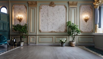 Classic and Vintage Luxury Wall Backdrop - A Timeless Elegance for Photography and Events, Perfect for Weddings, Parties, and Celebrations, Enhancing Any Space with Sophisticated Charm