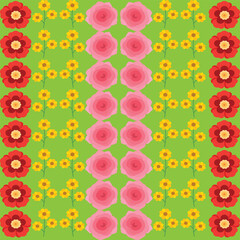 Discover a stunning collection of seamless rose flower vector patterns in bold black and red colors. Perfect for design templates, wallpapers, textiles, and creative projects with timeless elegance