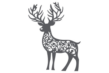 Cricut Christmas Element Cut File Vector