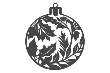 Christmas Clipart, Elegant Christmas Elements for Cricut and Silhouette, Festive Christmas Elements SVG Cut File