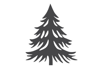 Cricut Christmas Tree Cut File Vector - Festive SVG Design for DIY Crafts