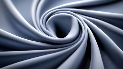 A close-up of smooth, flowing fabric showcasing intricate folds and textures.