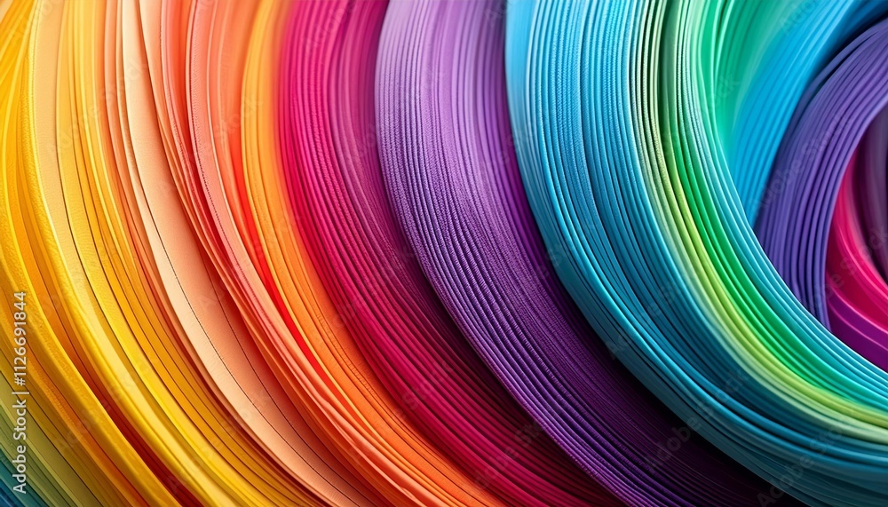 Poster vibrant abstract background with colorful lines perfect for header illustrations, web design, and cr