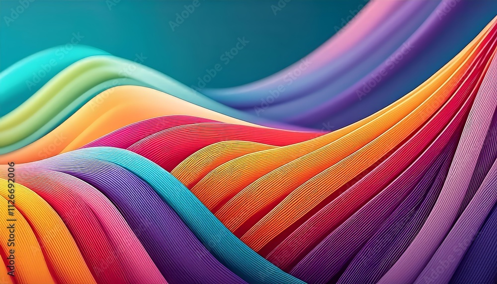 Poster colorful lines abstract background header illustration a vibrant and dynamic design featuring vivid 