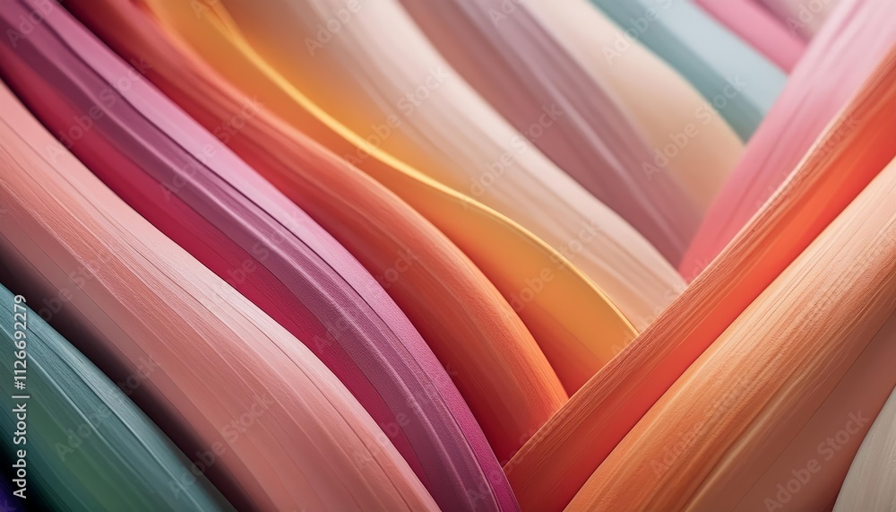 Poster vibrant abstract background with colorful lines a stunning header illustration for creative projects