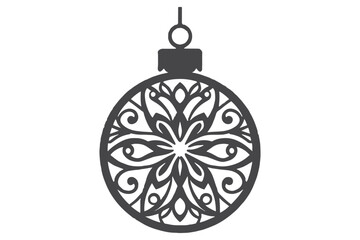 Christmas Clipart, Elegant Christmas Elements for Cricut and Silhouette, Festive Christmas Elements SVG Cut File