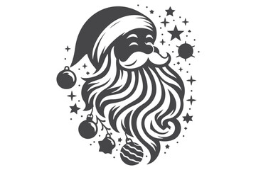 Christmas Clipart, Elegant Christmas Elements for Cricut and Silhouette, Festive Christmas Elements SVG Cut File