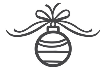 Christmas Clipart, Elegant Christmas Elements for Cricut and Silhouette, Festive Christmas Elements SVG Cut File