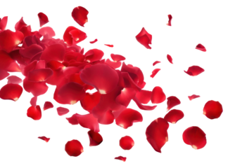 PNG Falling red rose petals backgrounds flower plant.