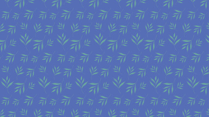 Background Cute Floral Pattern with Aesthetic Style