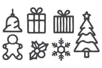 Cricut Christmas Element Cut File Vector