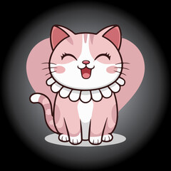 Best Modern Creative Pet Cat Illustration In Vector Design