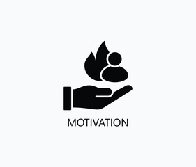 Motivation Vector, Icon Or Logo Sign Symbol Illustration 