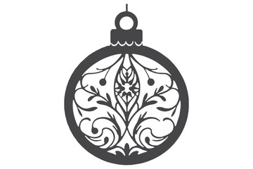 Christmas Clipart, Elegant Christmas Elements for Cricut and Silhouette, Festive Christmas Elements SVG Cut File