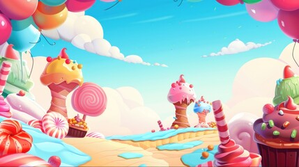 Candyland Landscape